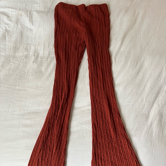 Ribbed Urban Outfitters flare pants size XS - Picture 1 of 2